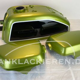 Honda cb 200 muscat green