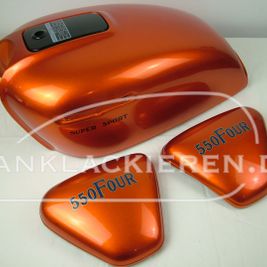 Sunrise flake orange