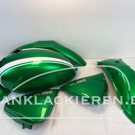 Honda sl125 candy emerald green