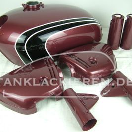 350 Gentle maroon metallic