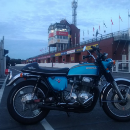 CB 750 K1 candy bluegreen