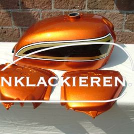 Honda cb 750 candy flake orange