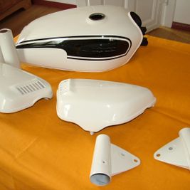 Cb 125 fiat 500 nuovo white